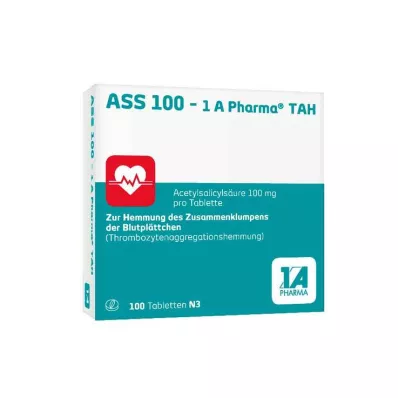 ASS 100-1A Pharma TAH tabletid, 100 tk