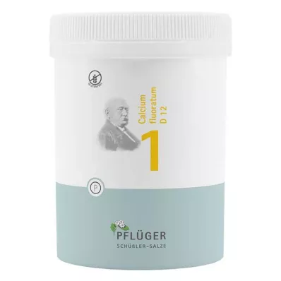 Biochemistry Pflueger 1 Calcium fluoratum D 12 tabletti, 1000 tk