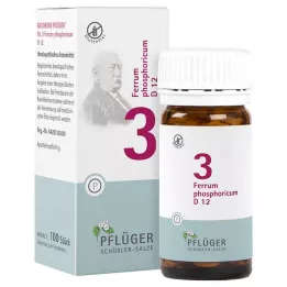 BIOCHEMIE Ploughmans Plaster 3 Ferrum phosphoricum D 12 tbl, 100 tk