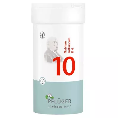 Biochemistry Pflueger 10 Natrum sulfuricum D 6 tabletid, 400 tk