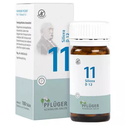 Biokeemia Pflueger 11 Silicea D 12 tabletti, 100 tk