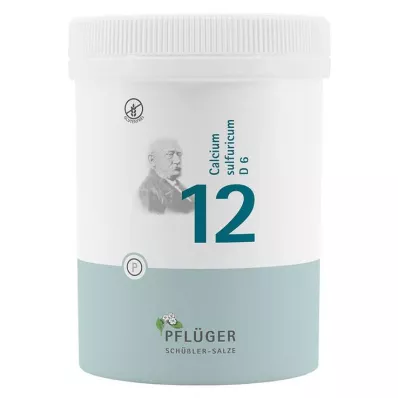 Biochemistry Pflueger 12 Calcium sulfuricum D 6 tabletid, 1000 tk