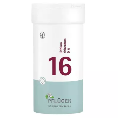 Biochemistry Pflueger 16 Lithium chloratum D 6 tabletid, 400 tk