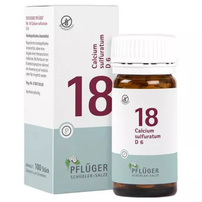 BIOCHEMIE Ploughmans Plaster 18 Calcium sulphuratum D 6 tbl, 100 tk