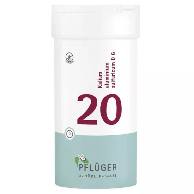 Biochemistry Pflueger 20 Potassium alumiinium sulfuricum D 6 tabletid, 400 tk