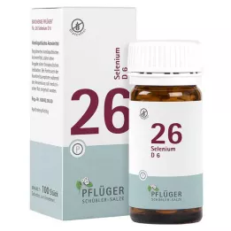 BIOCHEMIE Pflüger 26 Seleen D 6 tabletti, 100 tk