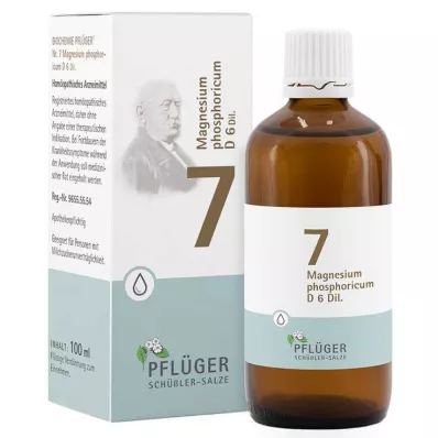 Biochemistry Pflueger 7 Magnesium phosphoricum D 6 tilka, 100 ml