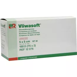 VLIWASOFT Vildist kompressid 5x5 cm steriilsed 4l, 150 tk
