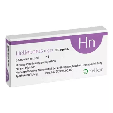 HELLEBORUS NIGER D 3 aquos.ampulli, 8 tk