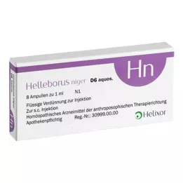 HELLEBORUS NIGER D 6 aquos.ampulli, 8 tk