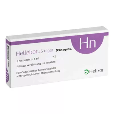 HELLEBORUS NIGER D 30 aquos.ampulli, 8 tk HELLEBORUS NIGER D 30 aquos.ampulli, 8 tk