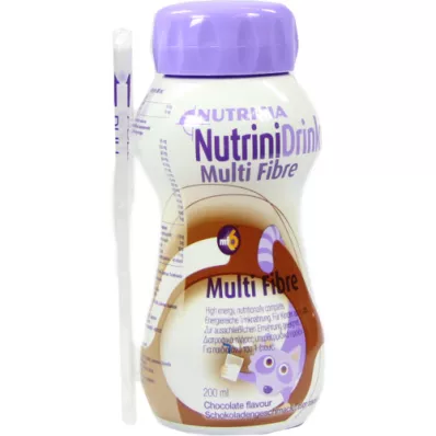 NUTRINIDRINK MultiFibre šokolaadimaitse, 200 ml