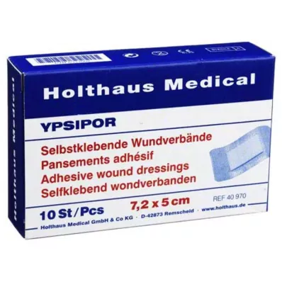 WUNDVERBAND Ypsipor steriilne 5x7,2 cm, 10 tk WUNDVERBAND Ypsipor steriilne 5x7,2 cm, 10 tk
