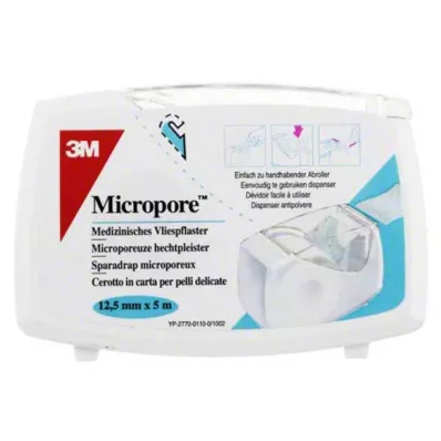 MICROPORE Lauskrohv 1,25 cmx5 m.Abr.1530NP-0SD, 1 tk MICROPORE Lauskrohv 1,25 cmx5 m.Abr.1530NP-0SD, 1 tk