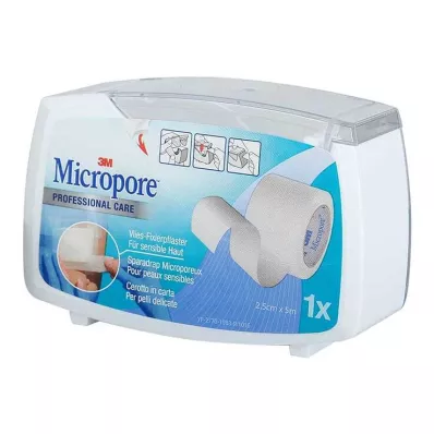 MICROPORE mittekootud krohv 2,5 cm x 5 m rebenemisega 1530NP-1SD, 1 tk MICROPORE mittekootud krohv 2,5 cm x 5 m rebenemisega 1530NP-1SD, 1 tk