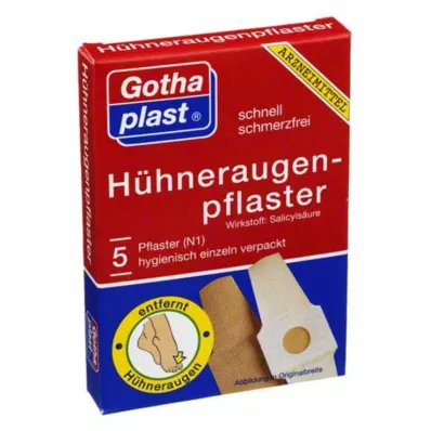 GOTHAPLAST Cornmed maisiplaaster 2x6 cm, 5 tk