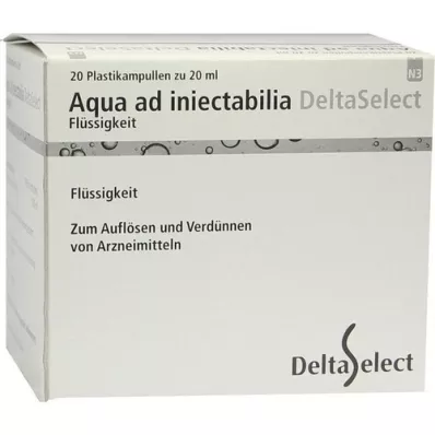 AQUA AD iniectabilia plastikust, 20X20 ml