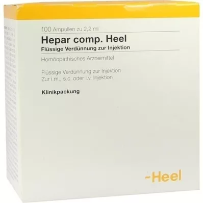 HEPAR COMP.kannaampullid, 100 tk