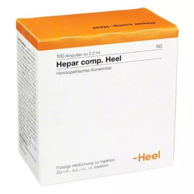 HEPAR COMP.kannaampullid, 100 tk