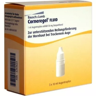 CORNEREGEL Vedelad silmatilgad, 3X10 ml