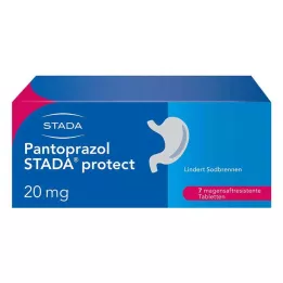 PANTOPRAZOL STADA protect 20 mg toimeainet sisaldav tablett, 7 tk