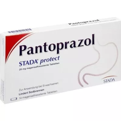 PANTOPRAZOL STADA protect 20 mg toimeainet sisaldav tablett, 14 tk