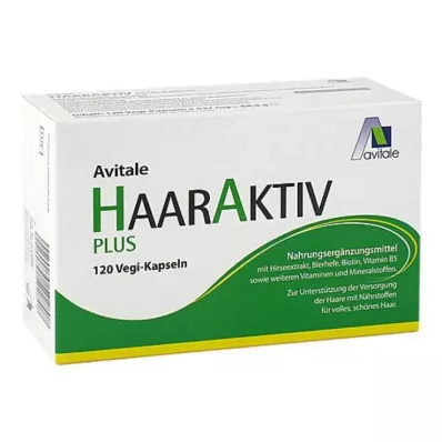 Haaraktiv Plus Vegi kapslid, 120 tk