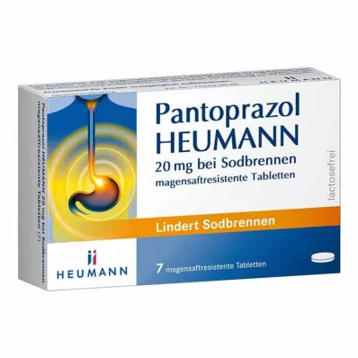 Pantoprasool HEUMANN 20 mg kõrvetiste vastu, 7 tk Pantoprasool HEUMANN 20 mg kõrvetiste vastu, 7 tk