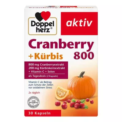 DOPPELHERZ Jõhvika+Kõrvitsakapslid, 30 kapslit