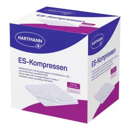 ES-KOMPRESSEN steriilne 10x10 cm 12x lahtiselt, 5X20 tk