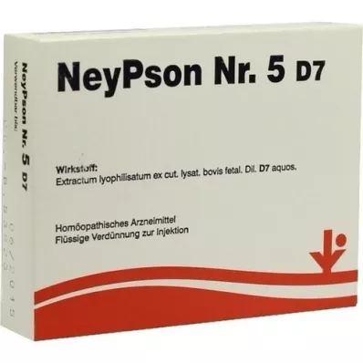 NEYPSON nr.5 D 7 ampullid, 5X2 ml