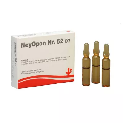 NEYOPON nr.52 D 7 ampullid, 5X2 ml