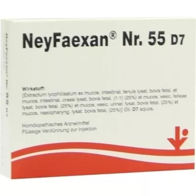 NEYFAEXAN nr.55 D 7 ampullid, 5X2 ml