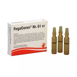 FEGACOREN nr.61 D 7 ampullid, 5X2 ml