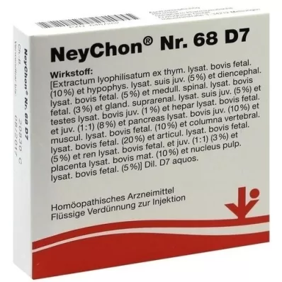 NEYCHON nr.68 D 7 ampullid, 5X2 ml