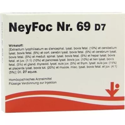 NEYFOC nr.69 D 7 ampullid, 5X2 ml