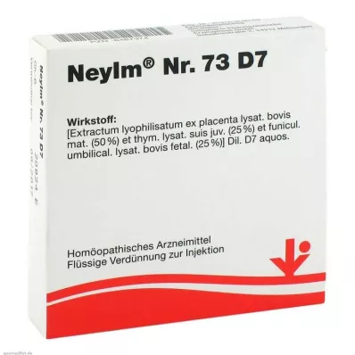 NEYIM nr.73 D 7 ampullid, 5X2 ml