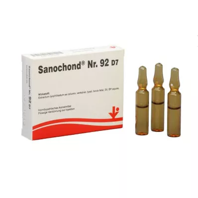 Sanochond No.92 D 7 ampulli, 5X2 ml
