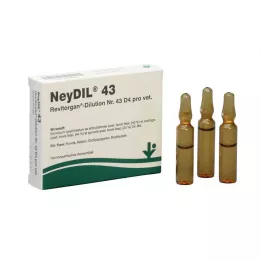 NEYDIL nr.43 Revitorgan Dil.D 4 per vet. ampulli, 5X2 ml