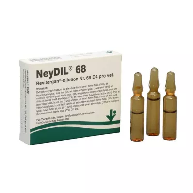NEYDIL nr.68 Revitorgan Dil.D 4 per vet. ampulli, 5X2 ml