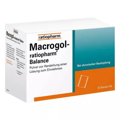 Macrogol ratiopharm Balance pulber suukaudseks H.e. lahus, 30 tk