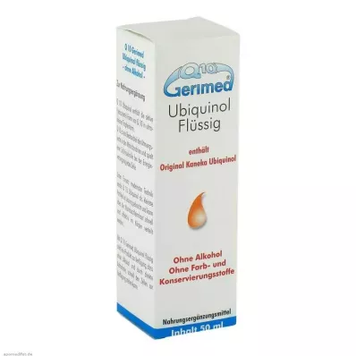 Q10 GERIMED Ubikinool vedelik, 50 ml
