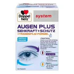 DOPPELHERZ Eyes plus vision+protection system kapslid, 120 tk