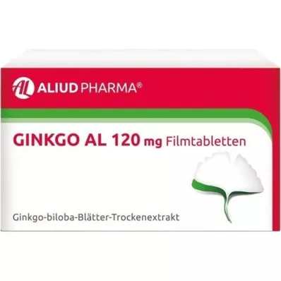 GINKGO AL 120 mg õhukese polümeerikattega tabletid, 30 tk