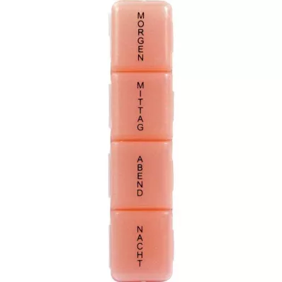 TABLETTENDOSE 1 silt 4 lahtrit väike, 1 tk