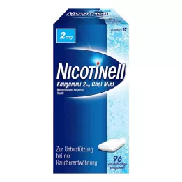 NICOTINELL närimiskumm Cool Mint 2 mg, 96 tk