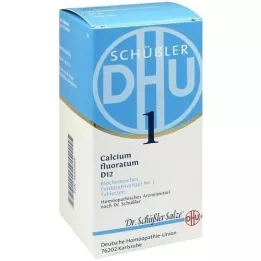 BIOCHEMIE DHU 1 Calcium fluoratum D 12 tabletti, 420 tk