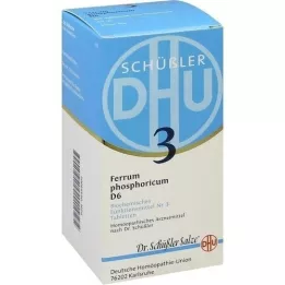 BIOCHEMIE DHU 3 Ferrum phosphoricum D 6 tabletti, 420 tk