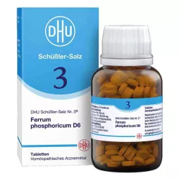 BIOCHEMIE DHU 3 Ferrum phosphoricum D 6 tabletti, 420 tk