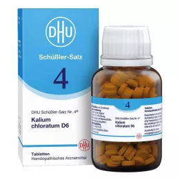 BIOCHEMIE DHU 4 Kalium chloratum D 6 tabletti, 420 tk